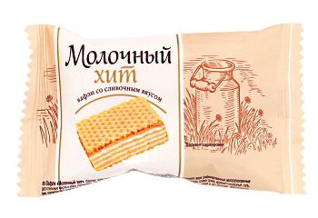 Конфета Вафли Молочный хит КДВ