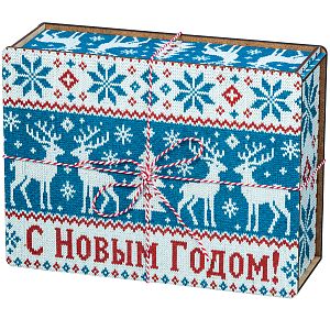 Новогодний подарок Сладкий набор «Вязаное счастье»