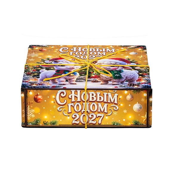 Сладкий новогодний подарок Праздничный набор конфет «Новогодний дуэт (Стандарт)»