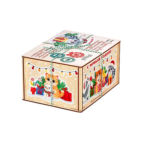 Сладкий новогодний подарок Котики